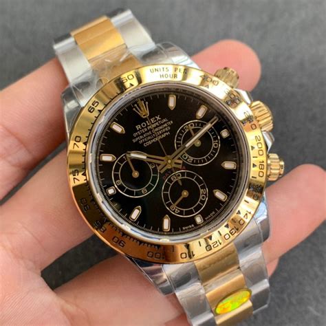 rolex daytona two tone replica|fake Rolex daytona for sale.